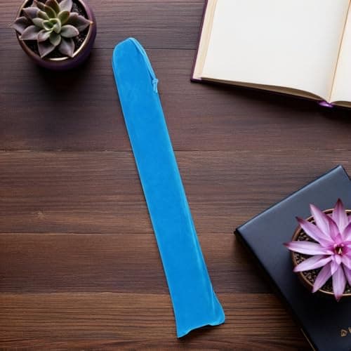 6pcs Velvet Drawstring Folding Hand Fan Pouch for Travel and Decor — view 5