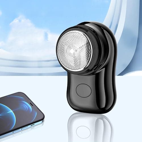Electric Razor for Men - Portable Electric Shaver with Soft Net, Type-C Charging | Beard Trimmer Face Shaver | Travel-Friendly Design for Business & Family Trips | Men's Grooming — view 6