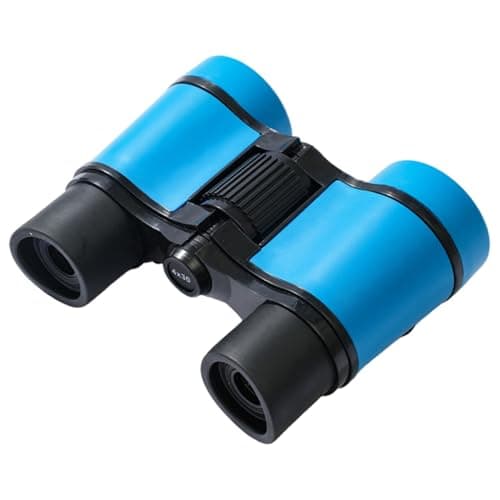 AZIDWERYQ Kids Binoculars 4X 30mm Clear View Toddler Binoculars Mini Telescope with Rope for Watching Camping Outdoor Toddler