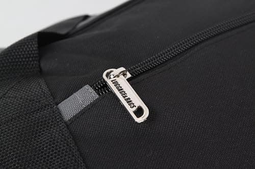 32 Inch Large Folding Wheeled Travel Sports Cargo Holdall Duffle Bag (Black) — view 5