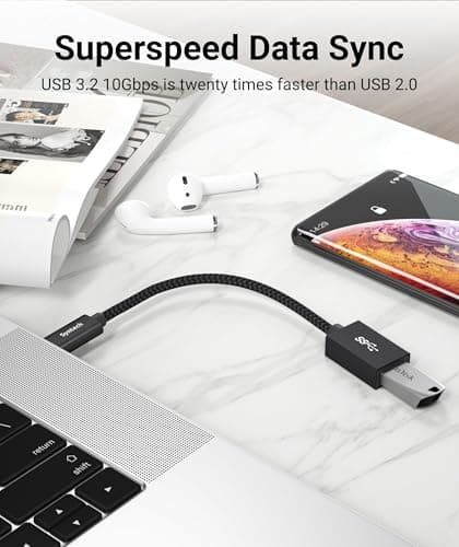Syntech USB C to USB Adapter 2 Pack, USB 3.0 OTG, 10Gbps — view 4