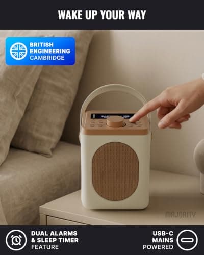 MAJORITY Little Shelford Portable DAB+ Radio with Bluetooth — view 5