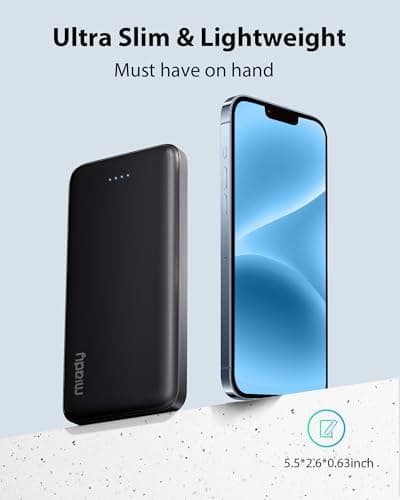 Miady 2 Pack Power Bank Portable Charger Fast Charging 10000mAh — view 5