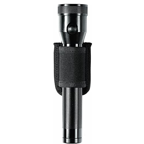 Vdaxvme Open Top D Cell Compact Light Holder PU Leather Duty Belt Nylon Weave Flashlight Duty Belt Accessories — view 2