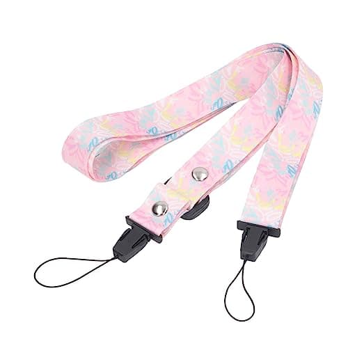Camera Strap, 1.2m Camera Strap Belt, Printed Pattern Multifunctional Shoulder Neck Strap for POLAROID Mini 12 11 8 9 Camera (Pink Graffiti)