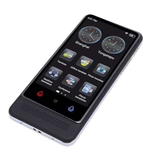 Tomantery Language Translation Device, 3.0 -inch Touch Cream AI Smart Voice Translator Real Time Wifi for the Meeting — view 2