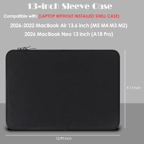 ProElife Laptop Sleeve for MacBook Neo 13" & MacBook Air 13.6" M5/M4 — view 2