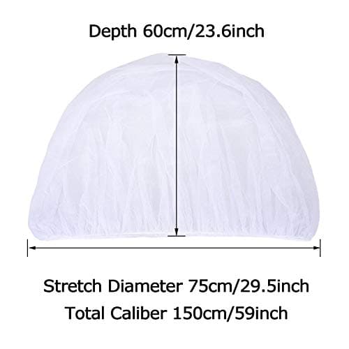 3 Pack Mosquito Net for Pushchair, Insect Net Pram Nets Bug Nets — view 4