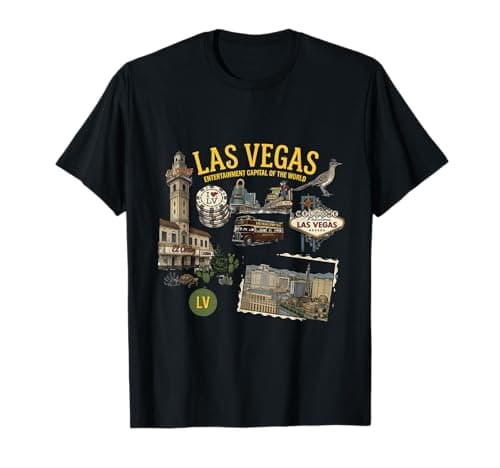 Las Vegas Entertainment City Travel T-Shirt