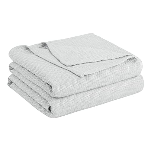 PiccoCasa Cooling Blanket Summer, Light Grey 150cm x 200cm
