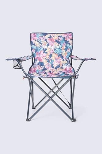 Animal Folding Patterned Chair - Lightweight & Portable, Built-in Cupholder, Comfortable, Easy Storage - Outdoors, Camping, Picnic, Garden, Beach, Summer Pink One Size — view 3