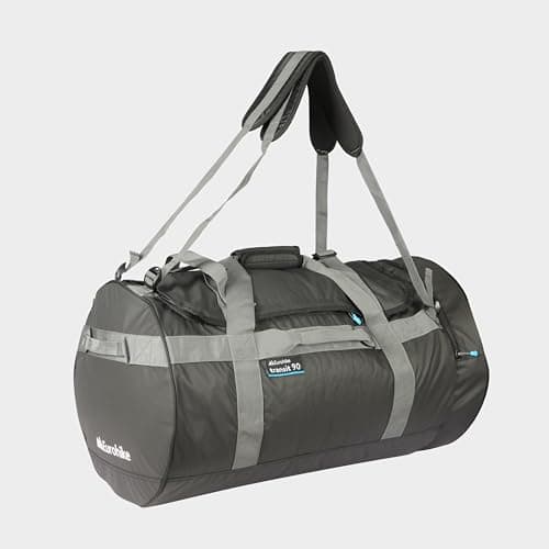 Eurohike Transit Cargo Bag with Multiple Carrying Options, Bag for Men & Women, Duffel, Holdall, Rucksack, Travel Luggage, Ideal for Camping, Holidays, Weekend Breaks & Sports (Black/Grey, 90 Litre) — view 2