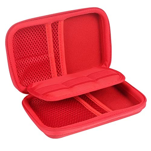 Jlyifan Nylon Diabetic Organizer Carrying Case Hard Shell Travel Kits for Blood Sugar Test Strips, Medication, Glucose Meter, Pills, Pens, USB Cables, Insulin Syringes, Needles, Lancets — view 4