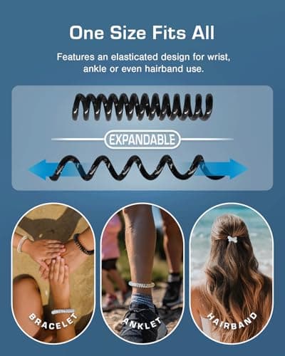 Active Era Mosquito Repellent Bracelet, Insect Midge & Mosquito Bands - Powerful DEET Free Formula - Waterproof with 250 Hours / 10 Days of Protection (Clear, Black & White - 18 Pack) — view 6