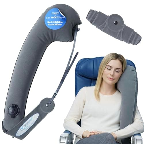 TRAVELREST Ultimate Neck and Body Support Pillow Travel Essential, Grey