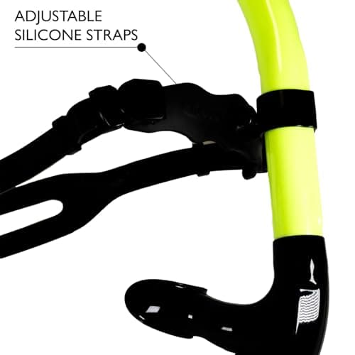 Maru Front Snorkel (Lime Green) — view 2