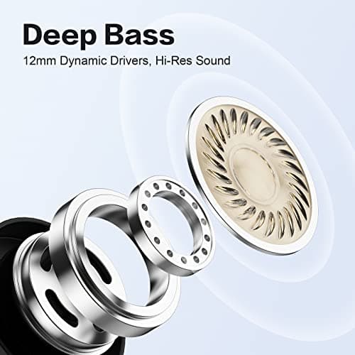 USB C Headphone for Samsung S25 S24 S23 Ultra FE S22 A16 A55 A54 Wired Earbuds Magnetic in-Ear Type C Earphone with Microphone Volume Control Stereo Noise Canceling for iPhone16 15 Pro Max Pixel 9 8a — view 2