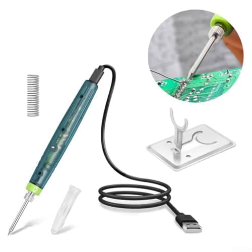 Stainless Steel USB Soldering Iron 8W Compact Tip — view 6