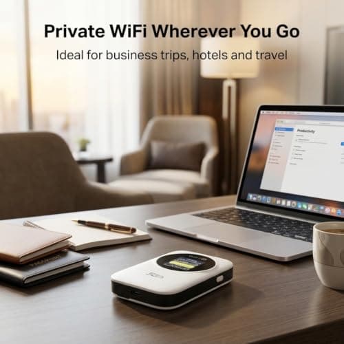 5G Mobile Portable Wi-Fi 6 Router,300Mbps Portable MiFi with SIM Card Slot — view 3