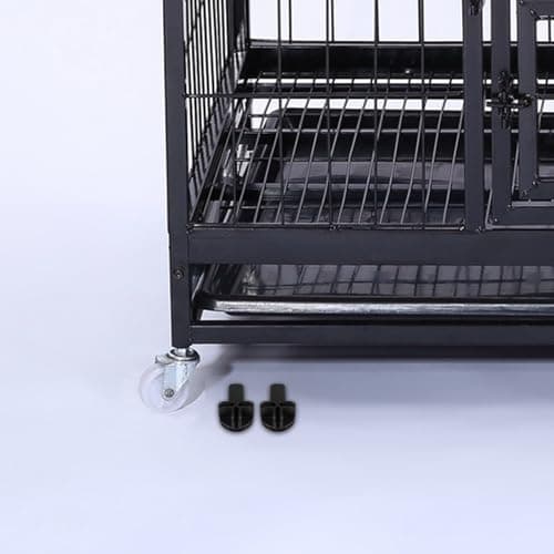 RUNROTOO Plastic Buckles 10pcs with Iron Plastic Construction for Closet Organizer Casters Suitable for Cat Cages and Luggage Wheel Repair — view 4