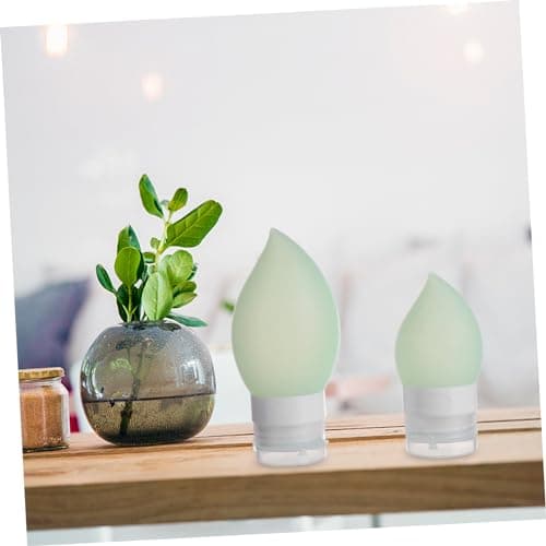 Refillable Silicone Bottles 38ml 3pcs Green Travel Kit — view 4