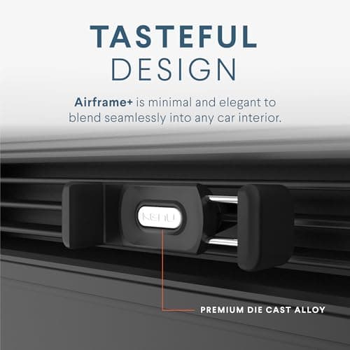 Kenu Airframe+, Air Vent Car Phone Holder Mount, Cell Phone Stand, Expandable Grip & 360 Degree Pivot, Compatible with iPhones, Samsungs, & Androids — view 5