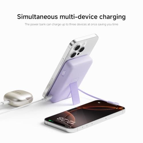 Xiaomi Magnetic Power Bank 10000mAh, MagSafe Portable Charger with Stand — view 6