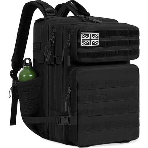 OUUTMEE Military Tactical Backpack 45L, MOLLE Rucksack for Men