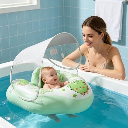 Kids Pool Float,UPF50 Removable Floating Inflatable,Kids Beach Floats Pool Raft | for Backyard Vacation Travel Summer Holiday Birthday Party Boys Girls — view 3