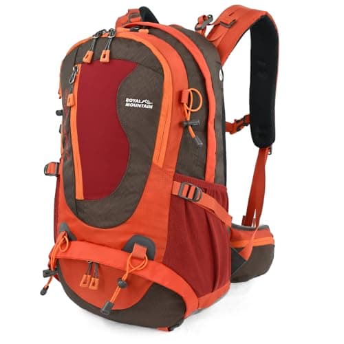 Hiking Backpack 35L, Waterproof Travel Rucksack with Shoe Compartment