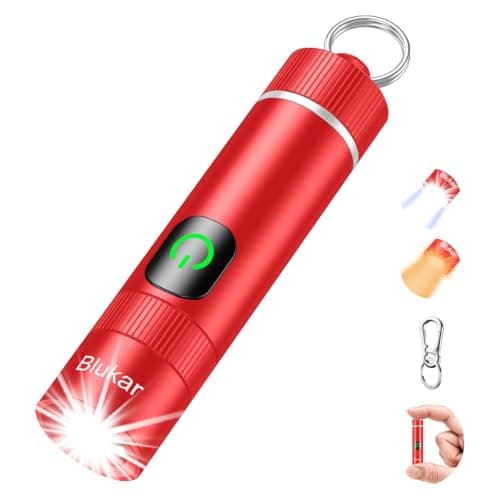 Blukar 2026 Gen 2 Small Torch Rechargeable,EDC Mini Flashlight with 2 Color