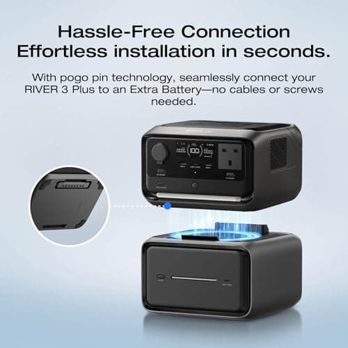 EF ECOFLOW Portable Power Station RIVER 3 Max Plus (Wireless), 286Wh — view 5