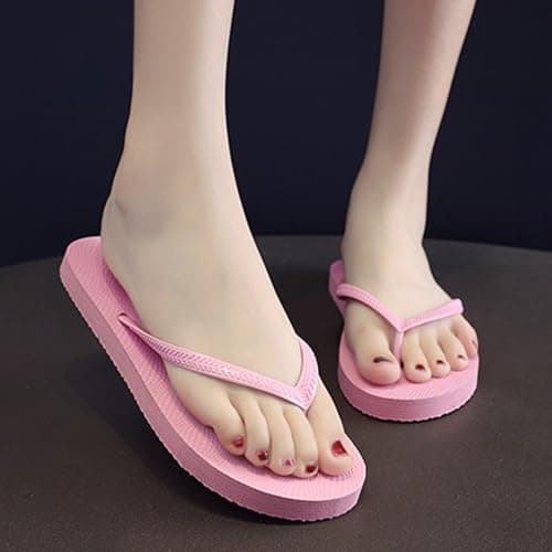 Women's Flip Flops All Day Comfort Wear Lightweight for Travel Beach Corrective Foot Support Function Recovery Sport Walking Sandals Flip Flops Wide Fit Comfortable Plantar Fasciitis Recovery Shoes — view 3