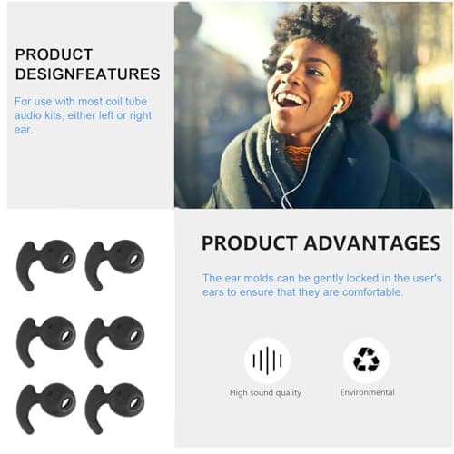 Homoyoyo Earphone Silicone Covers 20 Pack for Galaxy Water-Resistant Replaceable Earbud Tips for Workout — view 5