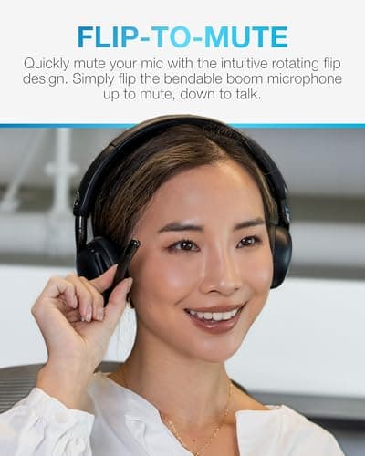 JLab Go Work 3 Office Wireless Headset with Microphone - Bluetooth, 4 Pack — view 6