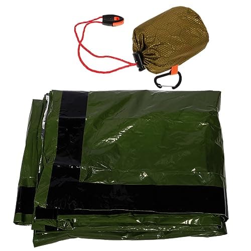 BESPORTBLE 3 Sets Sleeping Thermal Blanket Emergency Waterproof Camp Kit Air Pouch Inflatable Liner Tent Sleep Sack Wearable Traveling Backpack Sleep Bags for Adults Aluminum Film — view 2