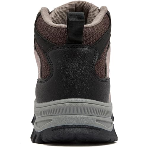 HODTOB Hiking Boots Mens Womens Lace-up Non-Slip Outdoor Men Women Mountain Trekking Shoes for All Season Walking Travelling Backpacking Camping Shoes Sneaker Khaki-7UK — view 4