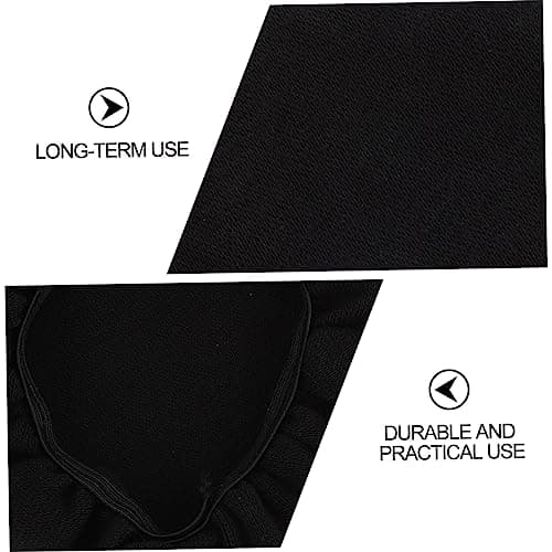 4 Pack Black Cotton Headphone Earpad Covers, Dust Protection — view 6