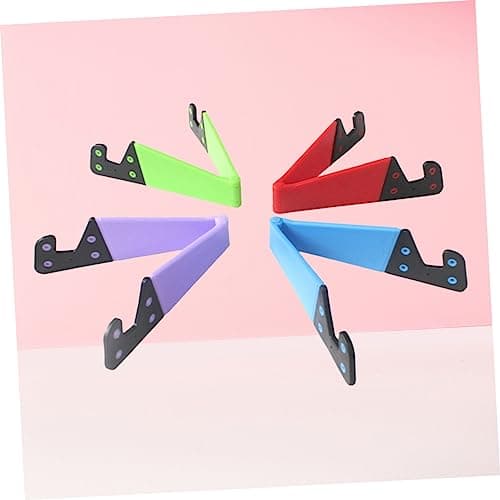 jojofuny V Shape Phone Tablet Stand Holder Foldable Tpr 5 Pack — view 4