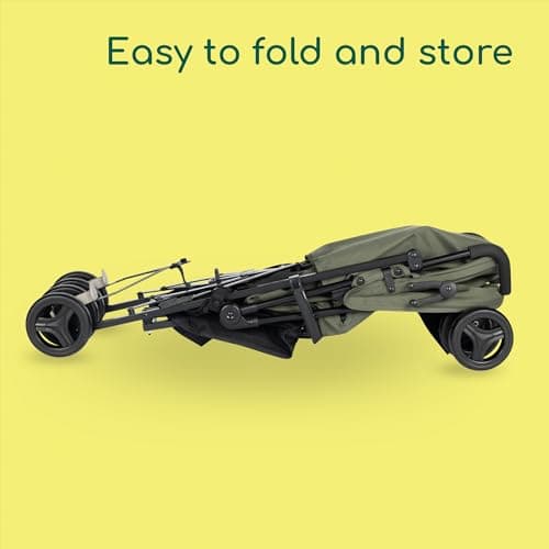 Bebeconfort Rainbow, Lightweight Baby Buggy Stroller, Multi-Position Reclining Stroller, Foldable with Compact Closure, for Children Aged 6 Months - 4 Years, max 22 kg, Travel Buggy, Mineral Green — view 4