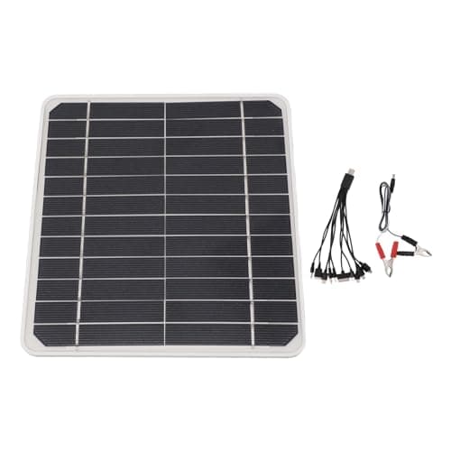 Generic 10W 12V Solar Panel Car Battery Charger High Efficiency Eco-Friendly Design for Camping Travel ABS Material 1 Unit