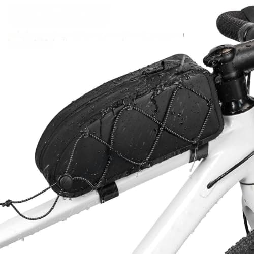 1.8L Bike Front Triangle Bag with Reflective Strips — view 3