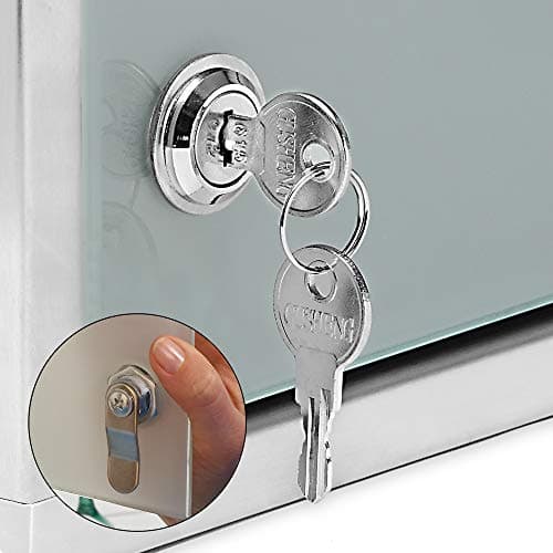 Deuba® Lockable Medicine Cabinet Wall Mounted First Aid Kit Storage — view 5