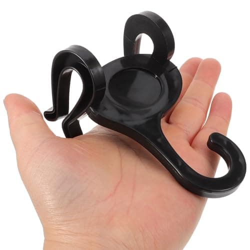 SHERCHPRY 10pcs Plastic Shoe Hooks for Sports and Leisure Shoes Drying and Display Hooks for Wardrobe and Travel Organiser — view 4