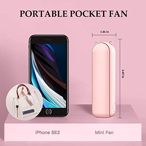 Handheld Fan Rechargeable Portable Travel Hand Fan Foldable Handheld Fan — view 2
