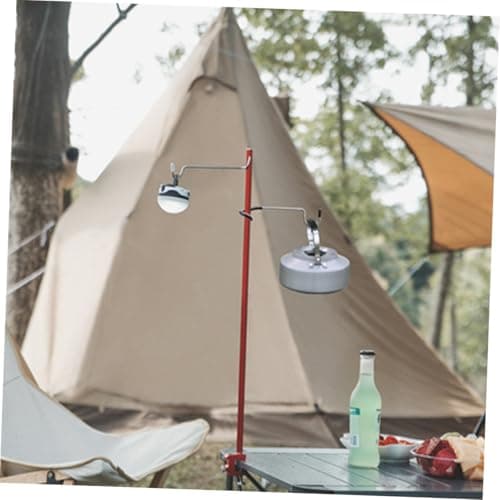 DINHEAROM Tent Light Hook S Shape Stainless Steel 5 Pack Black — view 2