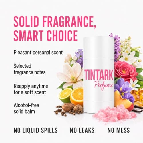 TINTARK Lunar Petals Solid Perfume Balm for Women, 5 g — view 3