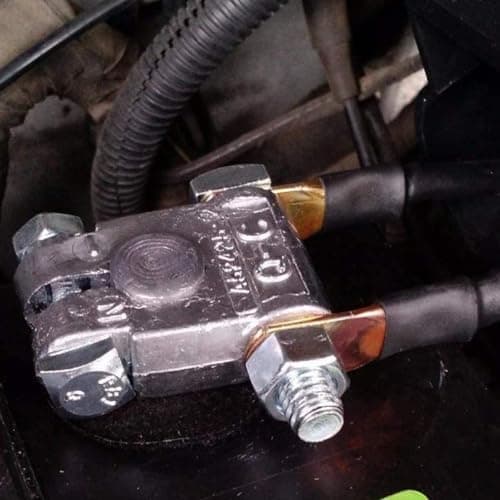 Mikikit Military-grade Battery Terminal Post Kit for Car Truck Recreational Vehicle Camper Marine Boat with Positive Negative Clamps and Flame Retardant Protective Covers — view 4