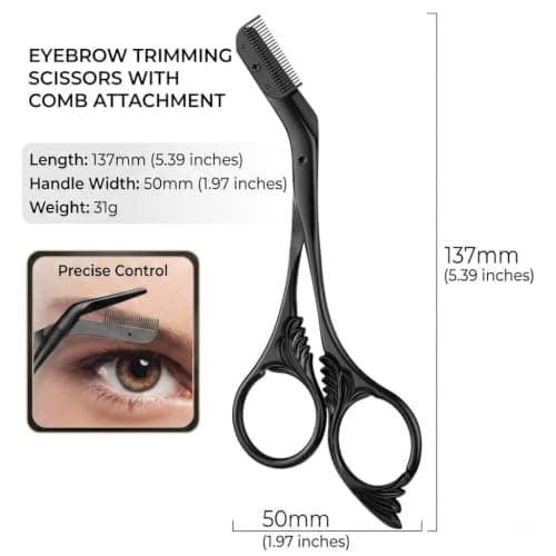 sifshaper brow Trimmer, 2 Pack Manual Stainless Steel Precision Tool — view 6