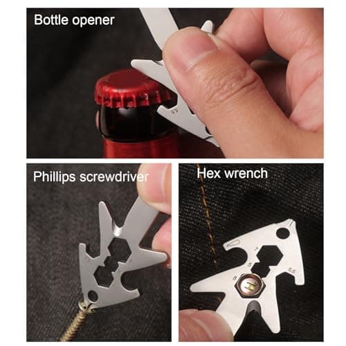 8 in 1 Compact Outdoor Multi-Purpose Tool Bottle Opener Multi Tool — view 5